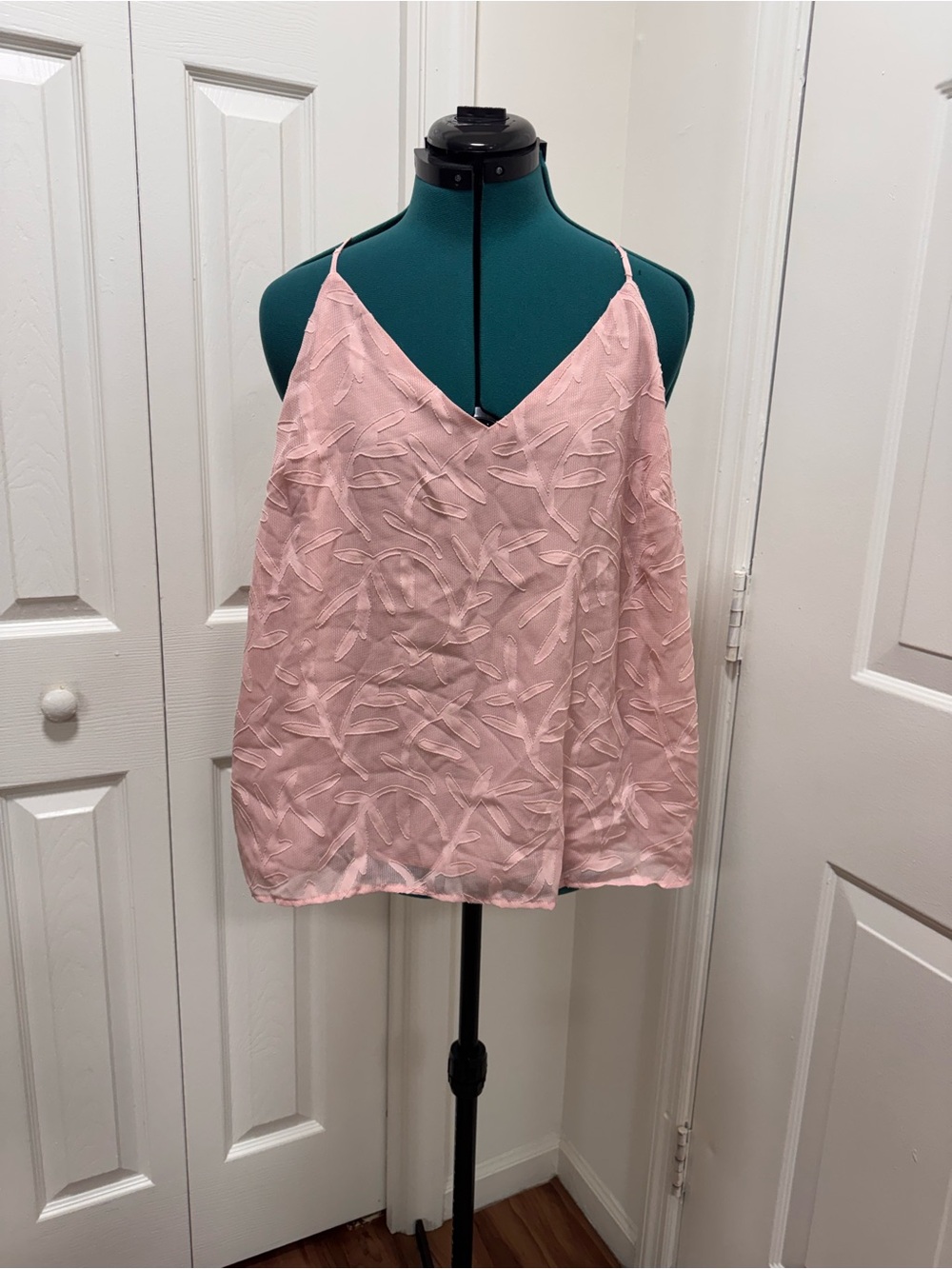 a new day Pink Embroidered V-Neck Cami